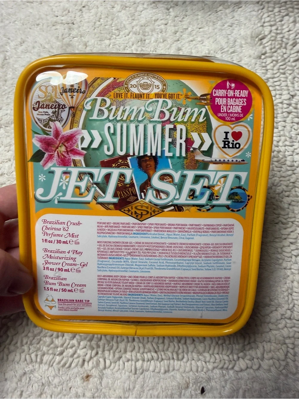NWT Sol de Janeiro Brazilian Bum Bum Jet Set